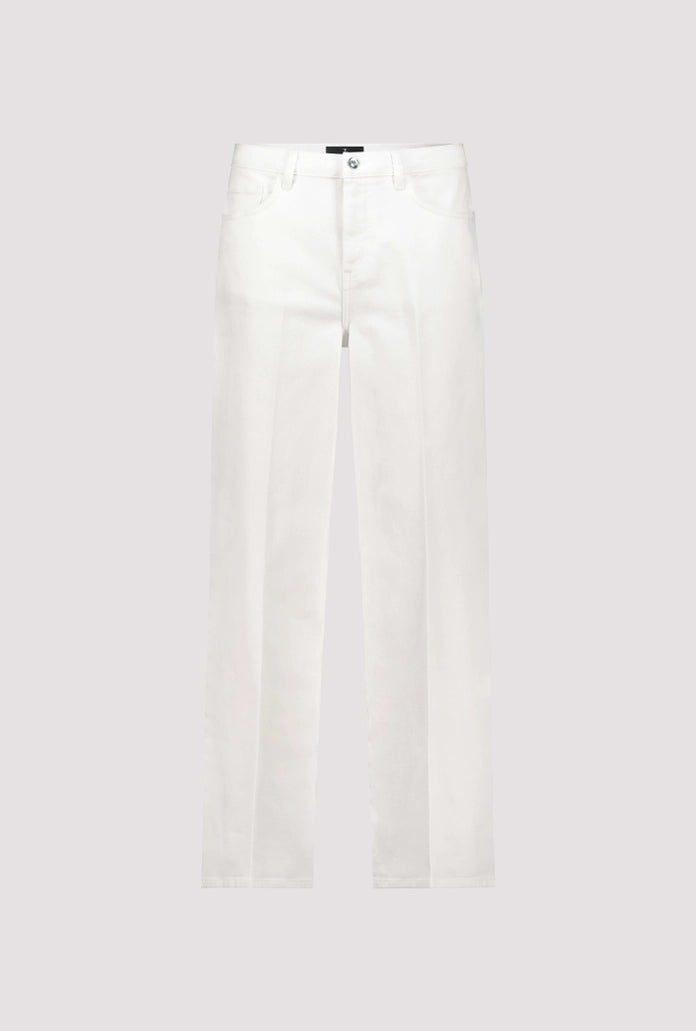 Monari Off-White Wide Leg Palazzo Jeans 410335