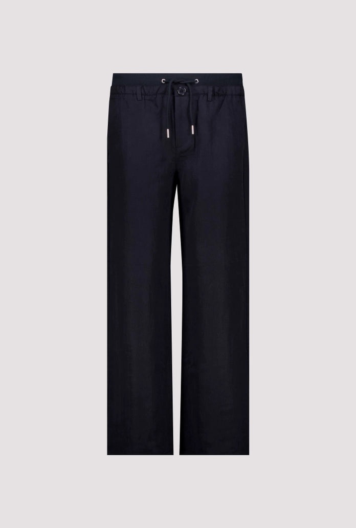Monari Marine Wide Leg Trousers with Drawstring