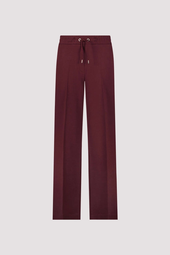 Monari Bordeaux Wide Leg Jogger Trouser 810037