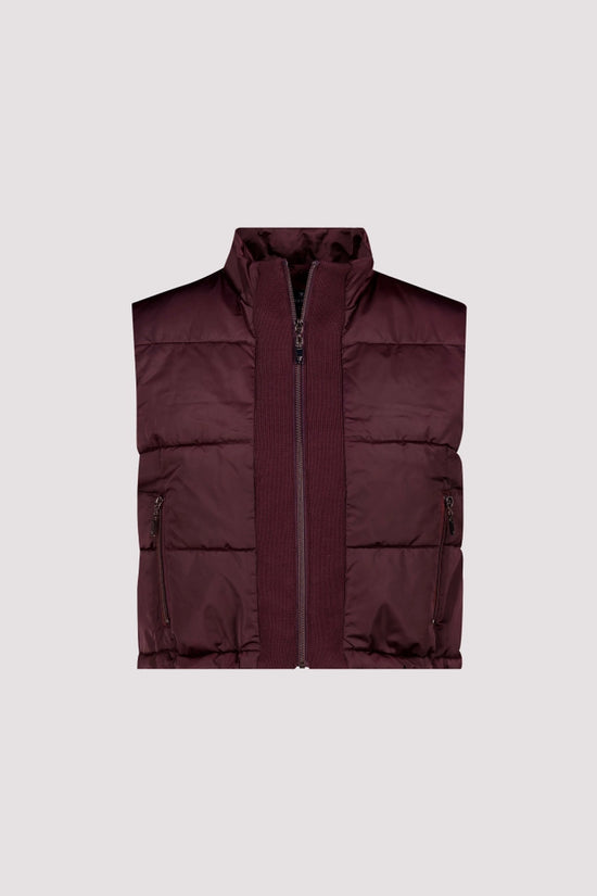 Monari Bordeaux Quilted Gilet