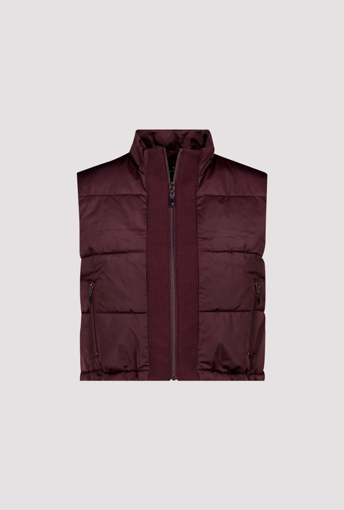 Monari Bordeaux Quilted Gilet