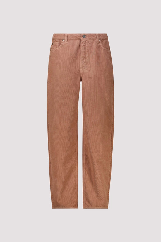Monari Brown Barrel Cord Trousers