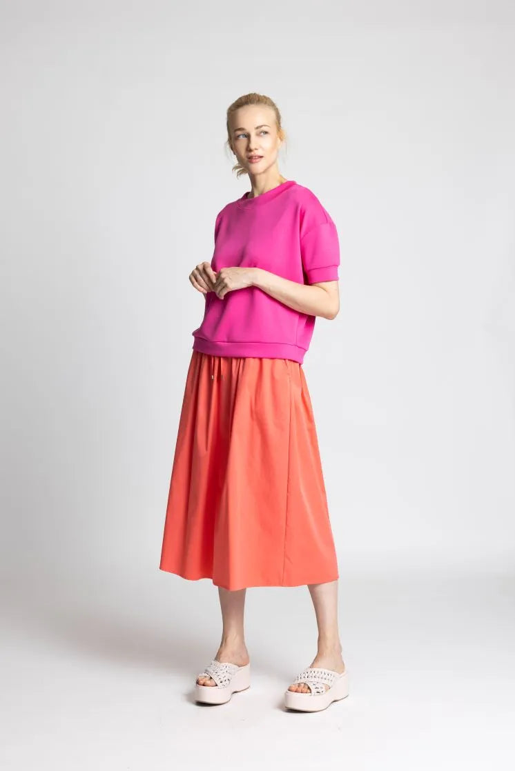 Sani Blue cotton mix skirt