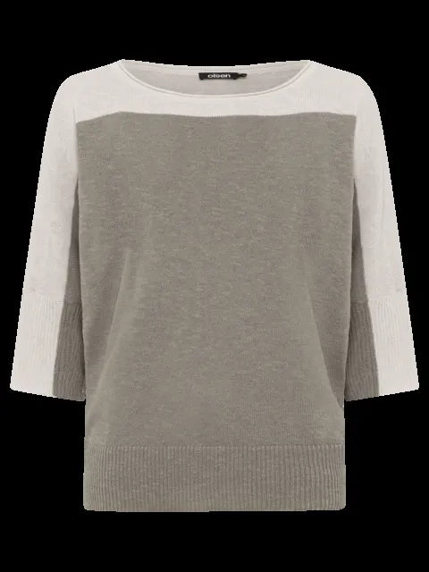 Olsen two colour block sweater 11004594