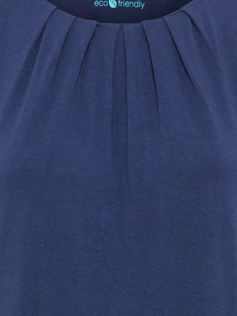 Olsen gathered neck t-shirt 11105050