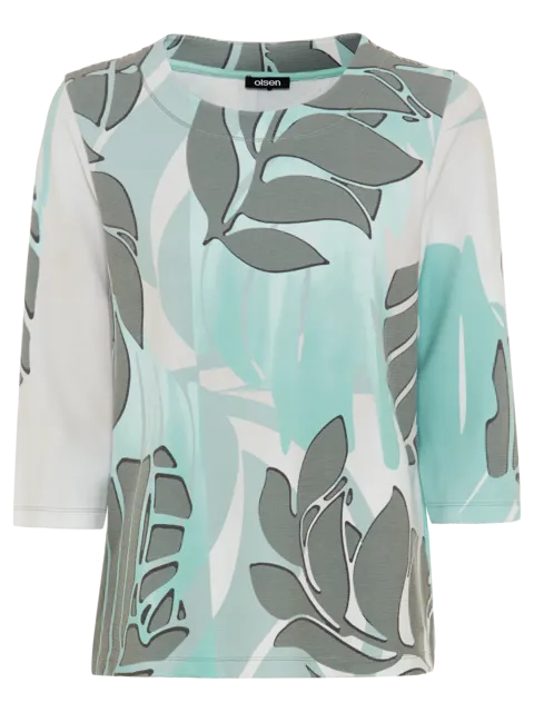 Olsen leaf print sweatshirt 11201651