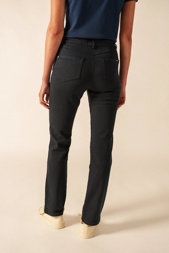 Saint James Navy Slim Leg 5 Pocket Stretch Jeans