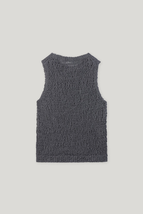 Luisa Cerano bouclé knitted top 118631
