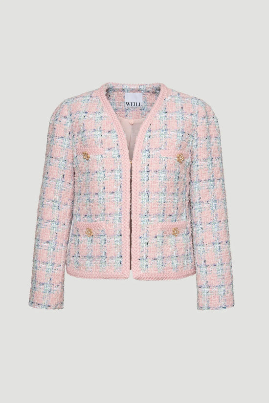 Weill checked tweed jacket