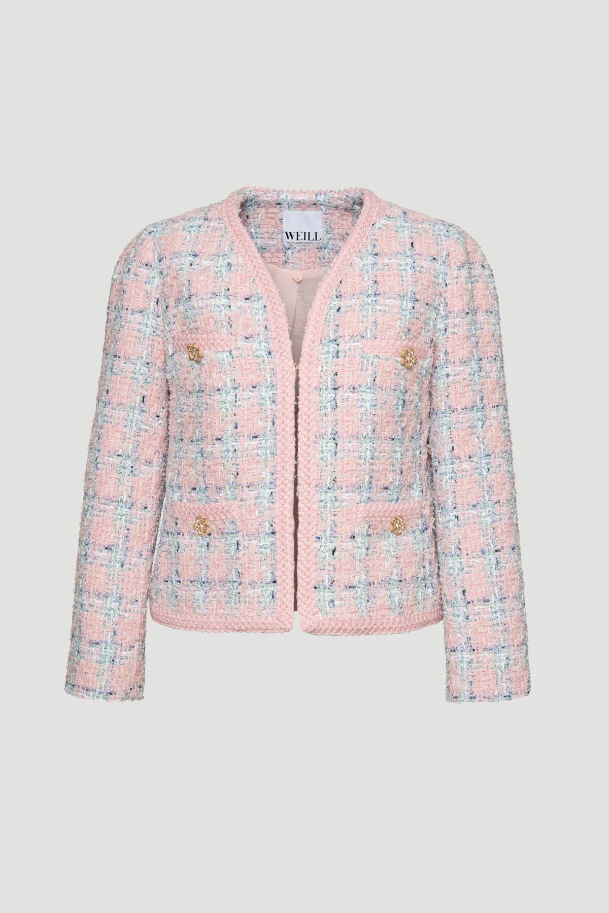 Weill checked tweed jacket