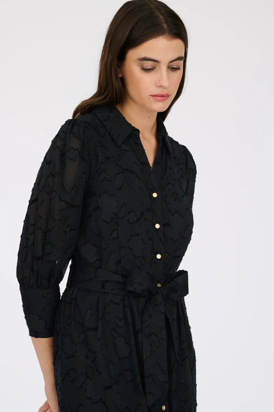 Weill long cotton jacquard dress 125102