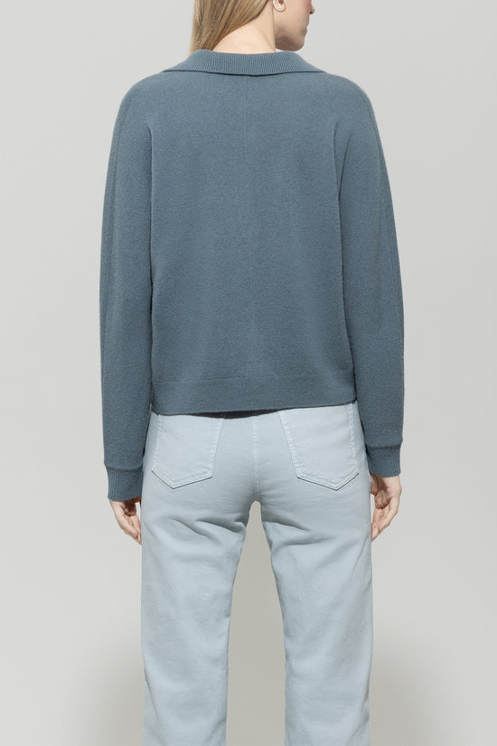 Luisa Cerano cashmere blend polo sweater 128665
