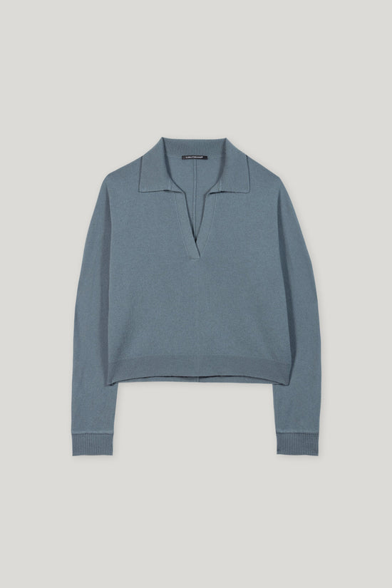 Luisa Cerano cashmere blend polo sweater 128665