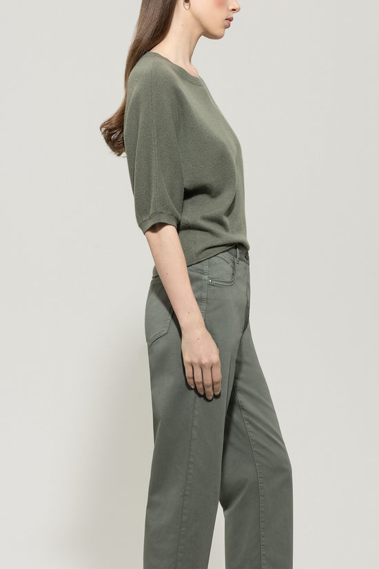 Luisa Cerano cashmere blend sweater khaki 128666