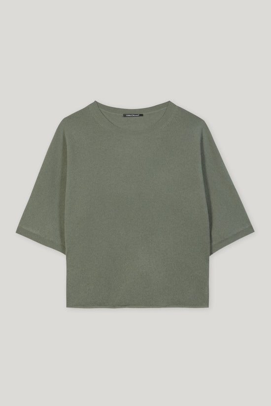 Luisa Cerano cashmere blend sweater khaki 128666