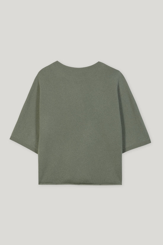Luisa Cerano cashmere blend sweater khaki 128666