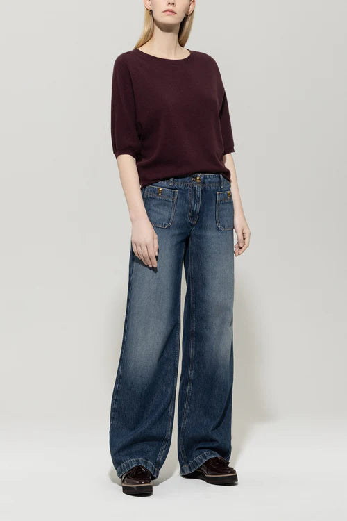 Luisa Cerano short sleeve sweater 128666