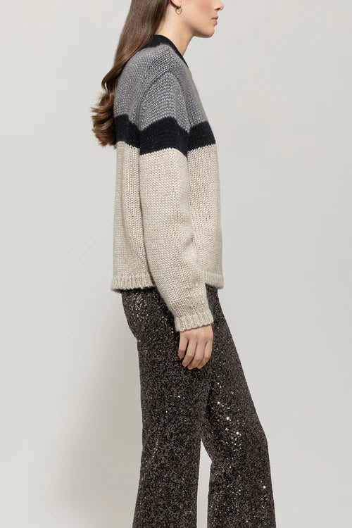 Luisa Cerano colour block sweater 128701