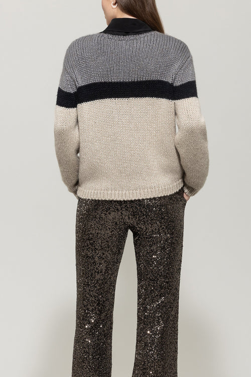 Luisa Cerano colour block sweater 128701