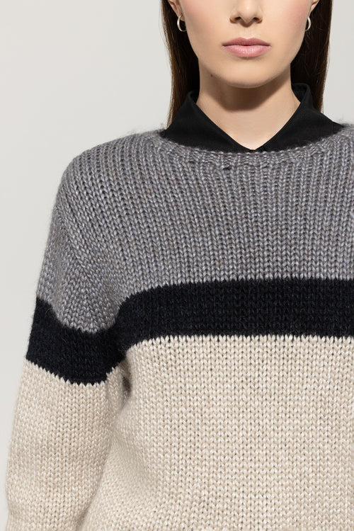 Luisa Cerano colour block sweater 128701