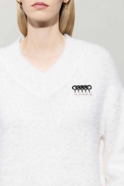 Luisa Cerano v neck sweater 128729