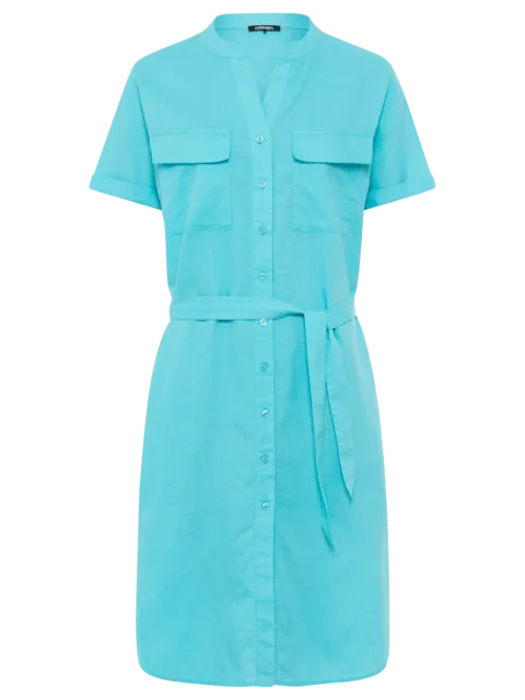 Olsen linen blend short dress 13002006