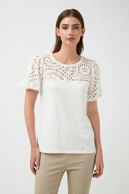 Tinta & Bariloche broderie anglaise top Saida