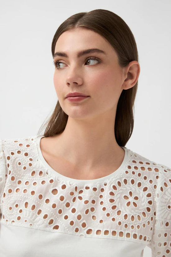 Tinta & Bariloche broderie anglaise top Saida