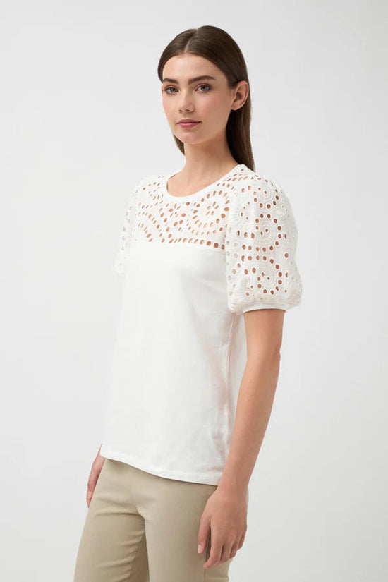 Tinta & Bariloche broderie anglaise top Saida