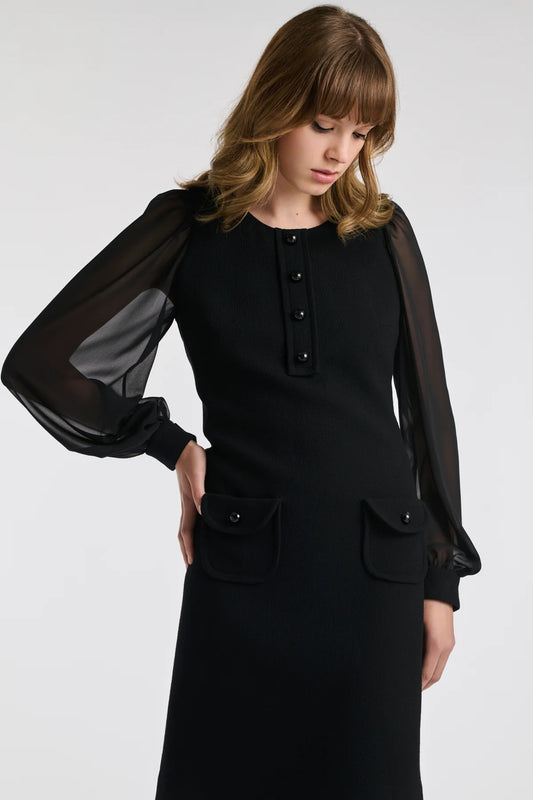 Weill wool crêpe dress 135008