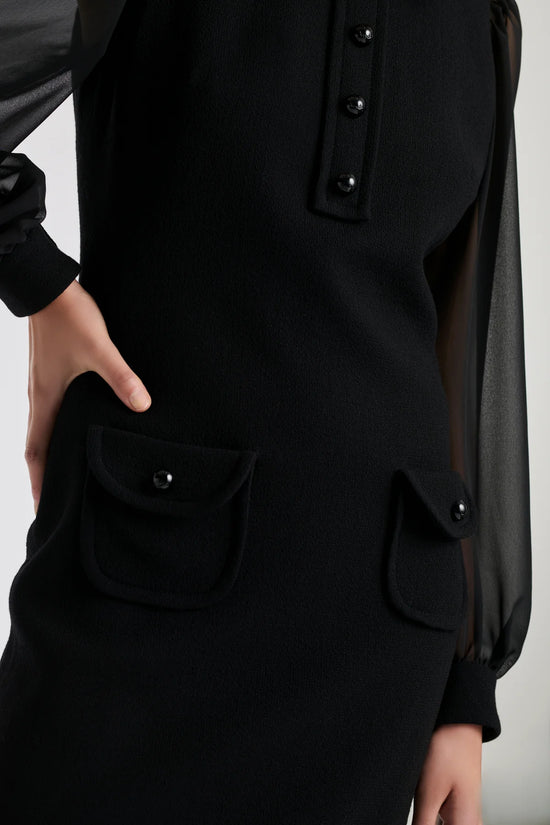 Weill wool crêpe dress 135008