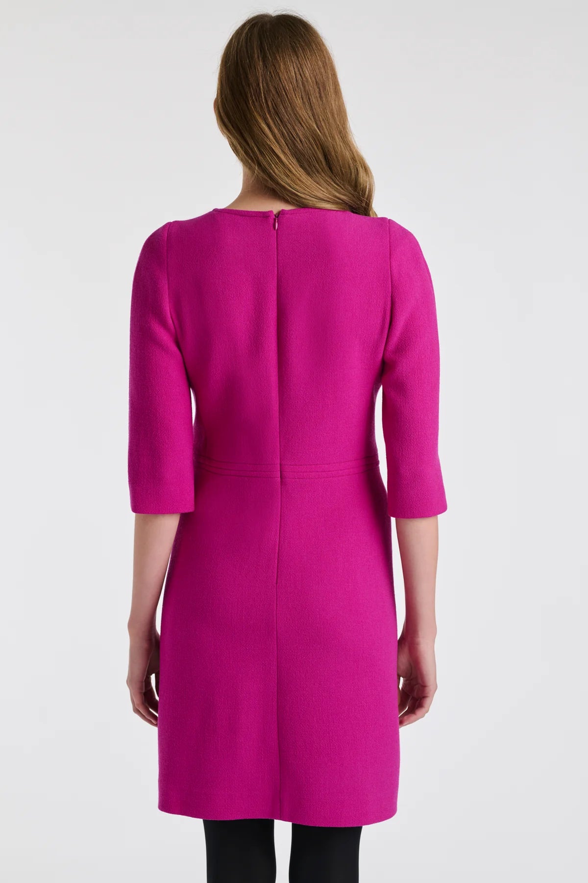 Weill top-stitched wool crêpe dress 135011