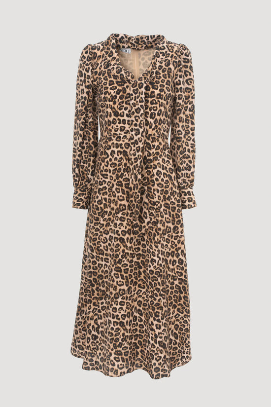 Weill long leopard print dress 135110