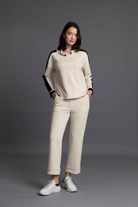 Sani Blu high collar top 8102
