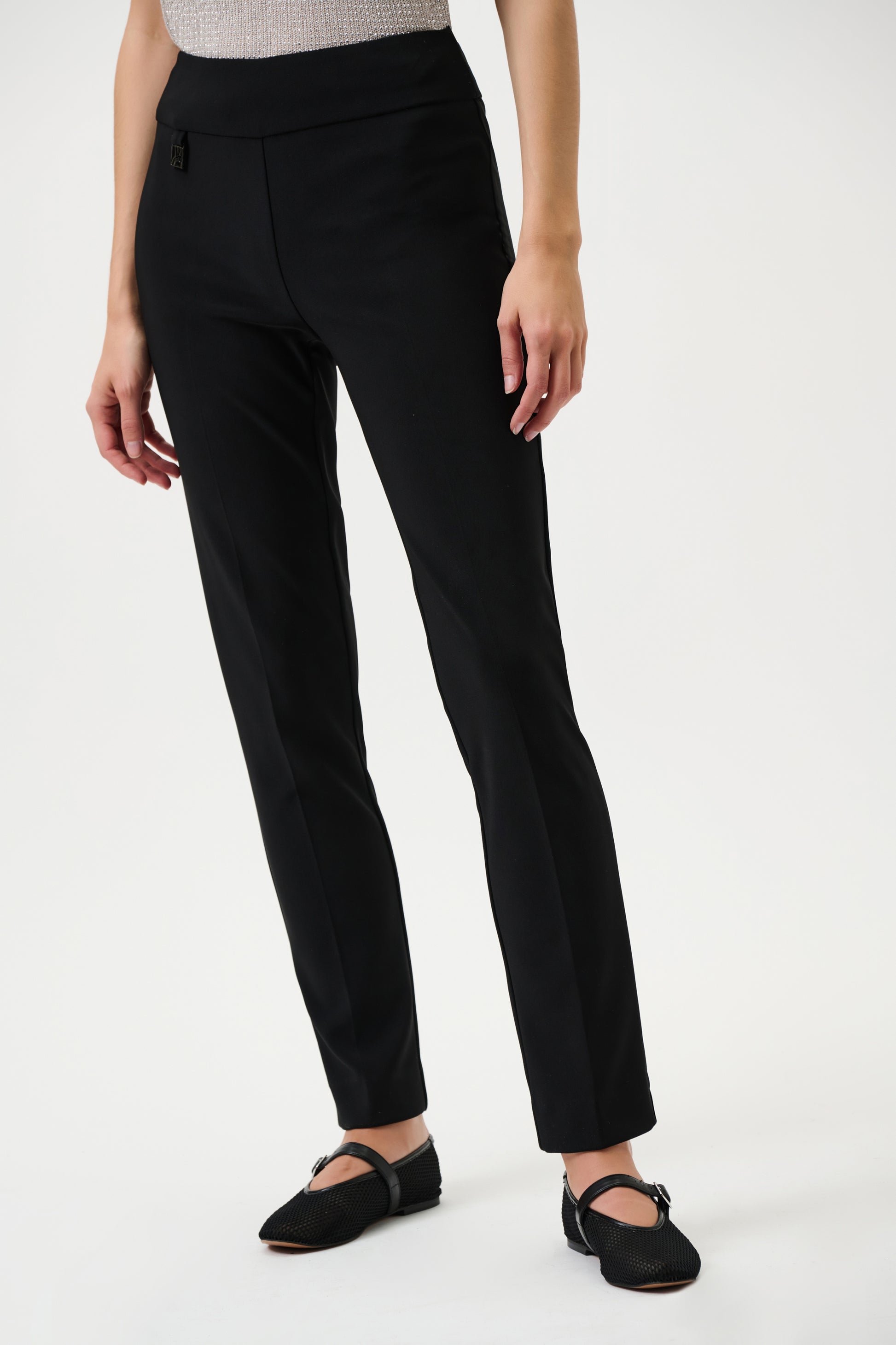 Joseph Ribkoff Black Classic Tailored Slim Trousers
