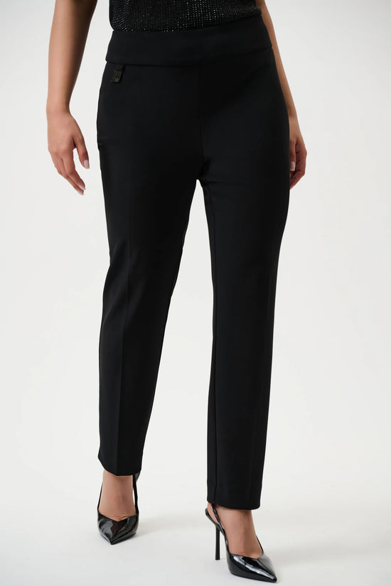 Joseph Ribkoff Black Classic Tailored Slim Trousers