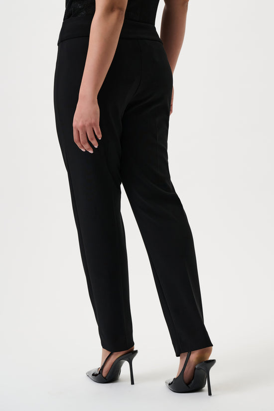 Joseph Ribkoff Black Classic Tailored Slim Trousers