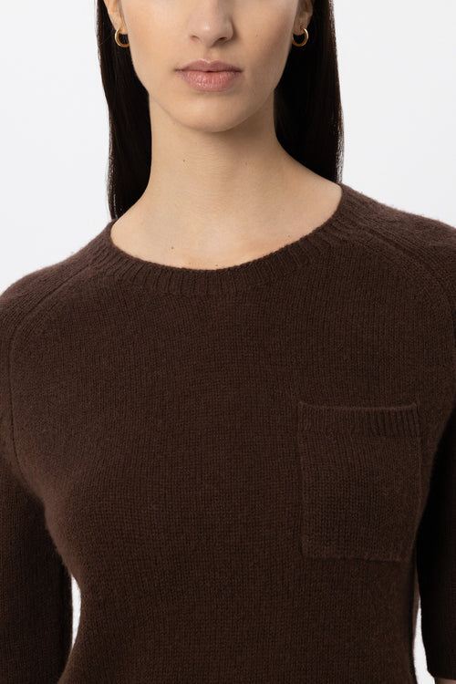 Luisa Cerano Maroon Cashmere Blend Short Sleeve Sweater