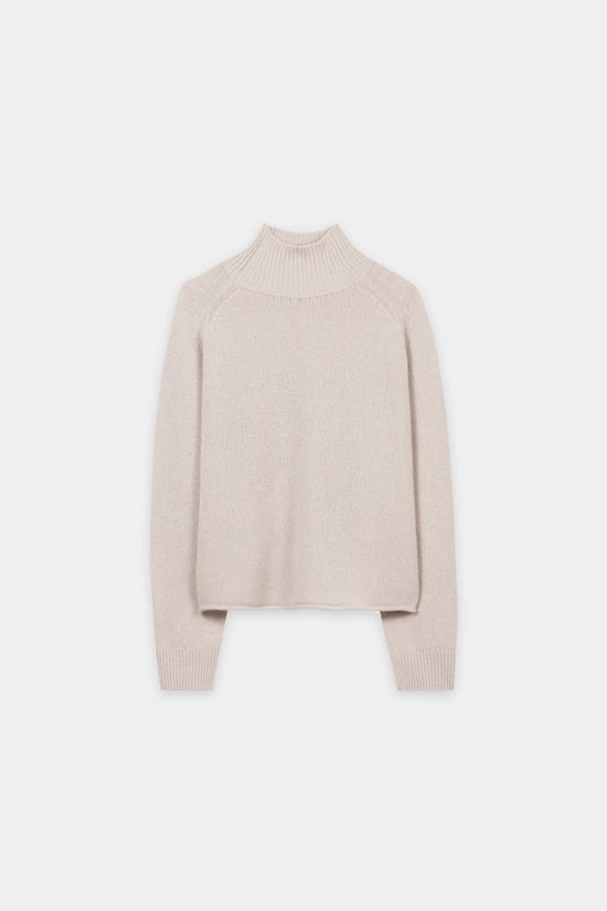 Luisa Cerano Pearl Cashmere Blend Turtle Neck Sweater