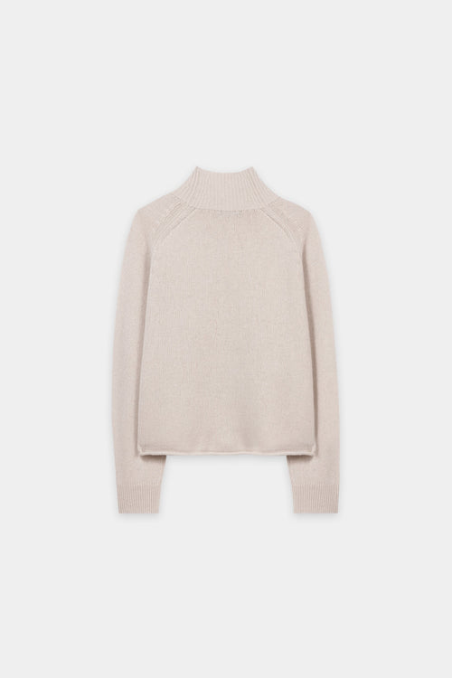 Luisa Cerano Pearl Cashmere Blend Turtle Neck Sweater