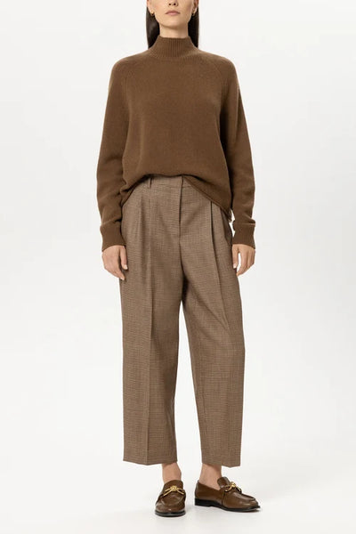 Luisa Cerano Caramel Cashmere-Blend Turtleneck Sweater 148868