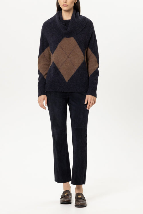 Luisa Cerano Multi Shawl-Neck Sweater