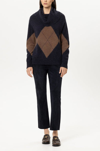 Luisa Cerano Multi Shawl-Neck Sweater 148880