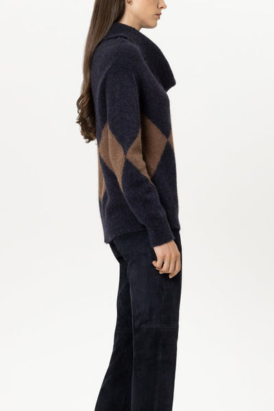 Luisa Cerano Multi Shawl-Neck Sweater 148880