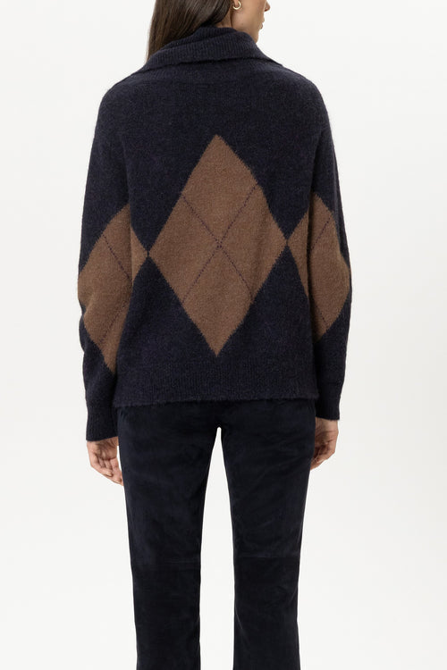 Luisa Cerano Multi Shawl-Neck Sweater