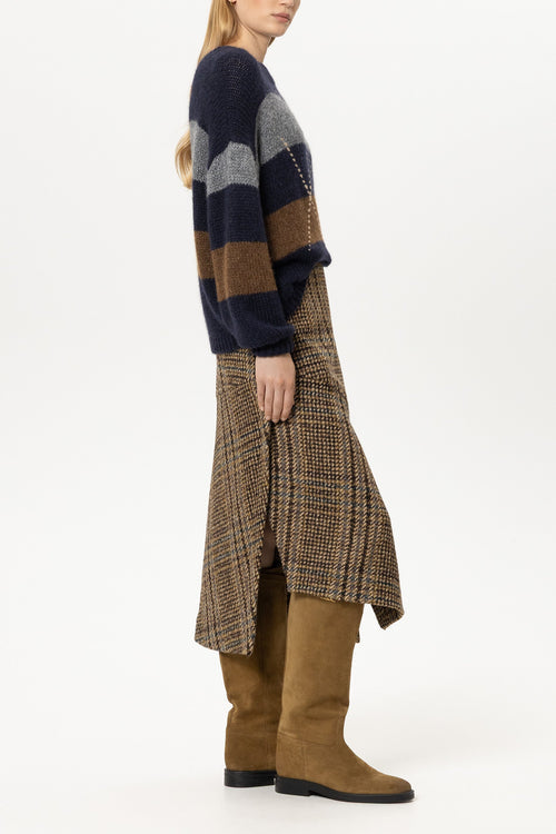 Luisa Cerano Multi Patterned Alpaca-Blend Sweater