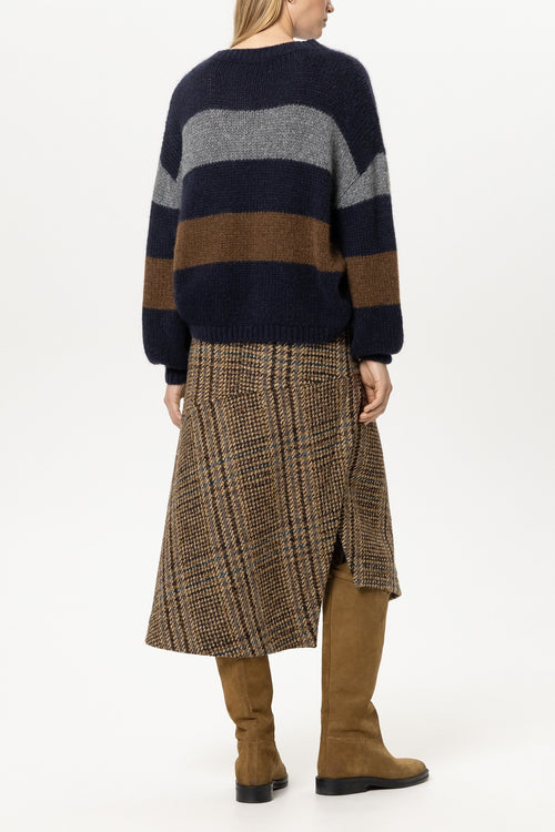 Luisa Cerano Multi Patterned Alpaca-Blend Sweater