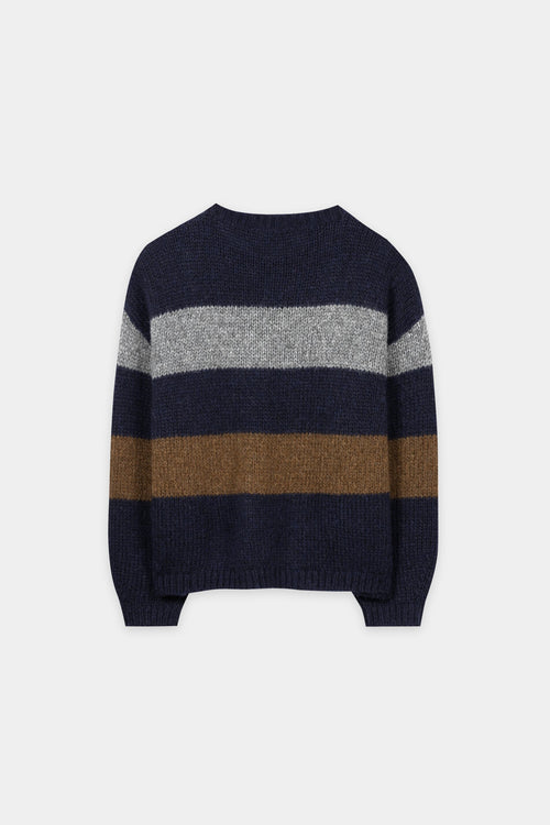 Luisa Cerano Multi Patterned Alpaca-Blend Sweater