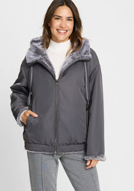 Olsen reversible faux fur outdoor jacket 15101437