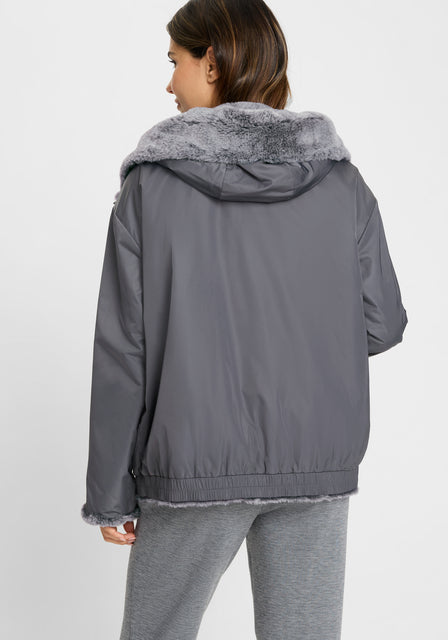 Olsen reversible faux fur outdoor jacket 15101437